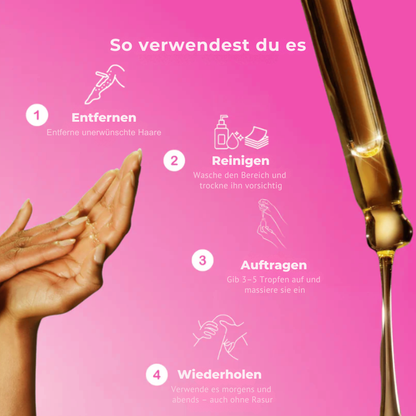 Haarentfernungsöl – Natürlich glatte Haut ohne Rasierer